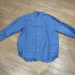 Men’s XXL The Big Oxford Button Down Shirt from Gap in Blue